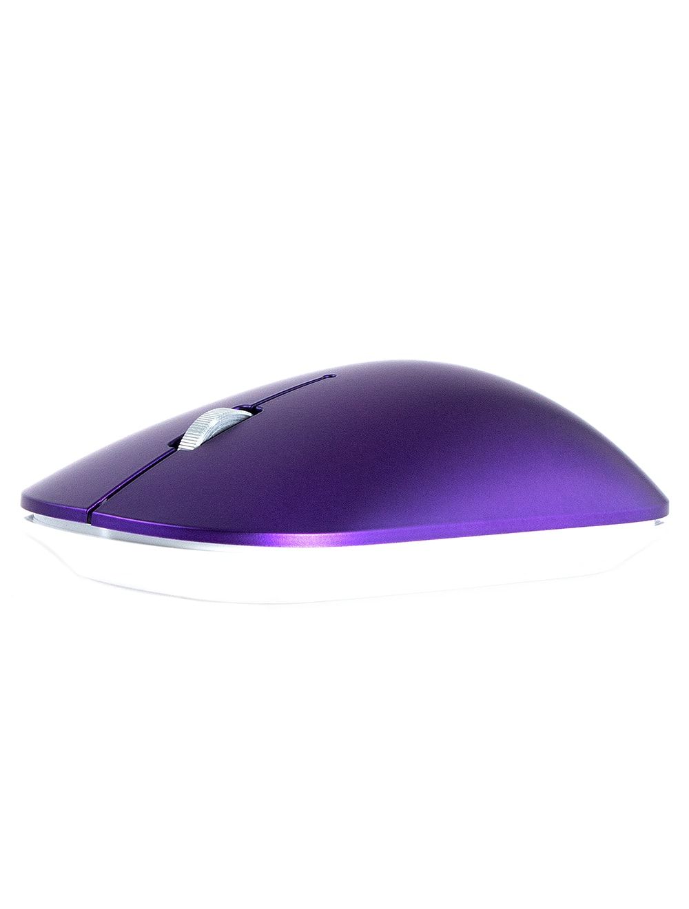 2B (MO877) 2.4GHz Slim Wireless Optical Mouse with Blue Light - Purple