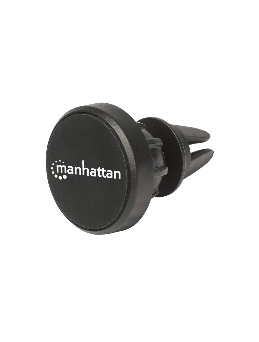 Manhattan Magnetic Car Air-Vent Phone Mount Adjustable Clip-on Quick Attach and Release Non-Skid Pad - Black