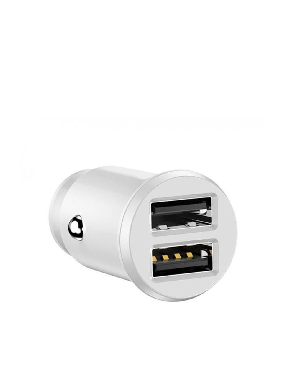 Devia Smart Series Dual USB Car Charger ( 3.1A, 5V, 2USB ) - White