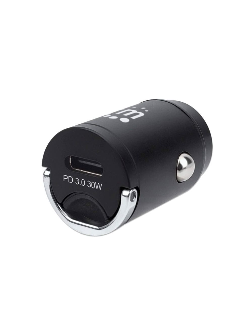 Manhattan Power Delivery Mini Car Charger 30 W USB-C Power Delivery Port up to 30 W 102421 - Black