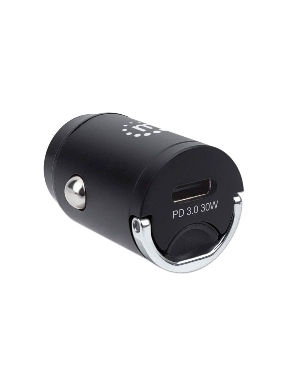 Manhattan Power Delivery Mini Car Charger 30 W USB-C Power Delivery Port up to 30 W 102421 - Black