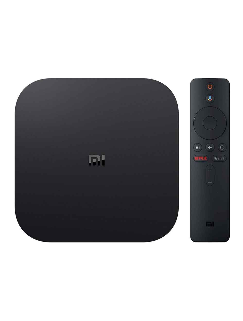 Mi Box S Xiaomi 4K Ultra HD MX769 Android TV with Google Voice Assistant & Direct Netflix Remote Streaming Media Player US Plug