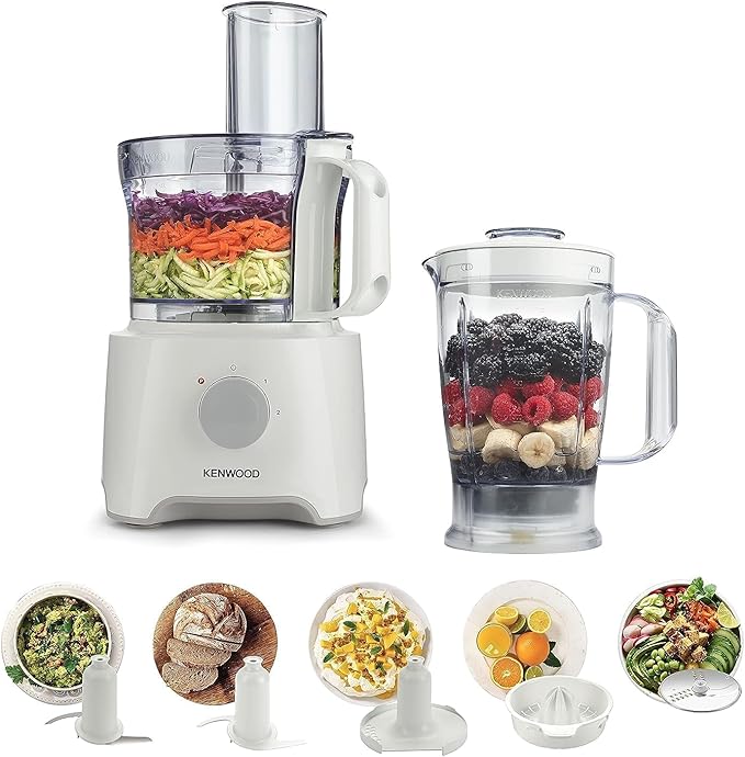 Kenwood multipro compact food processor fdp303wh