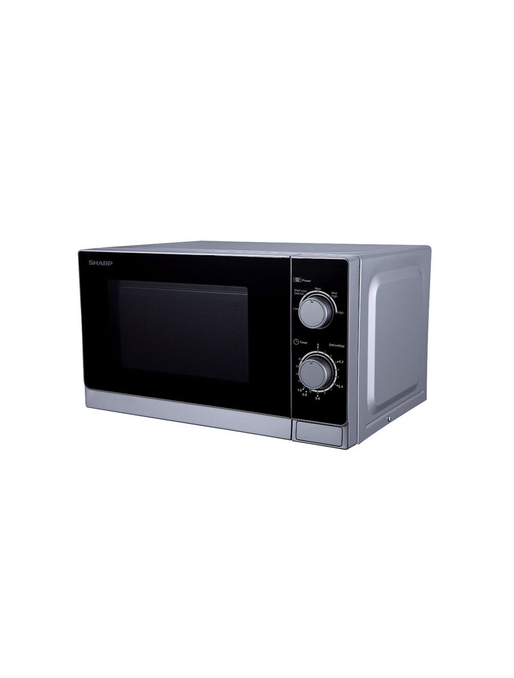 SHARP R-20CR(S) Microwave Solo Silver ميكروويف سولو من شارب فضي