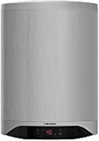 TORNADO Electric Water Heater 50 Liters, Enamel, Digital, Silver: TEEE-50DS