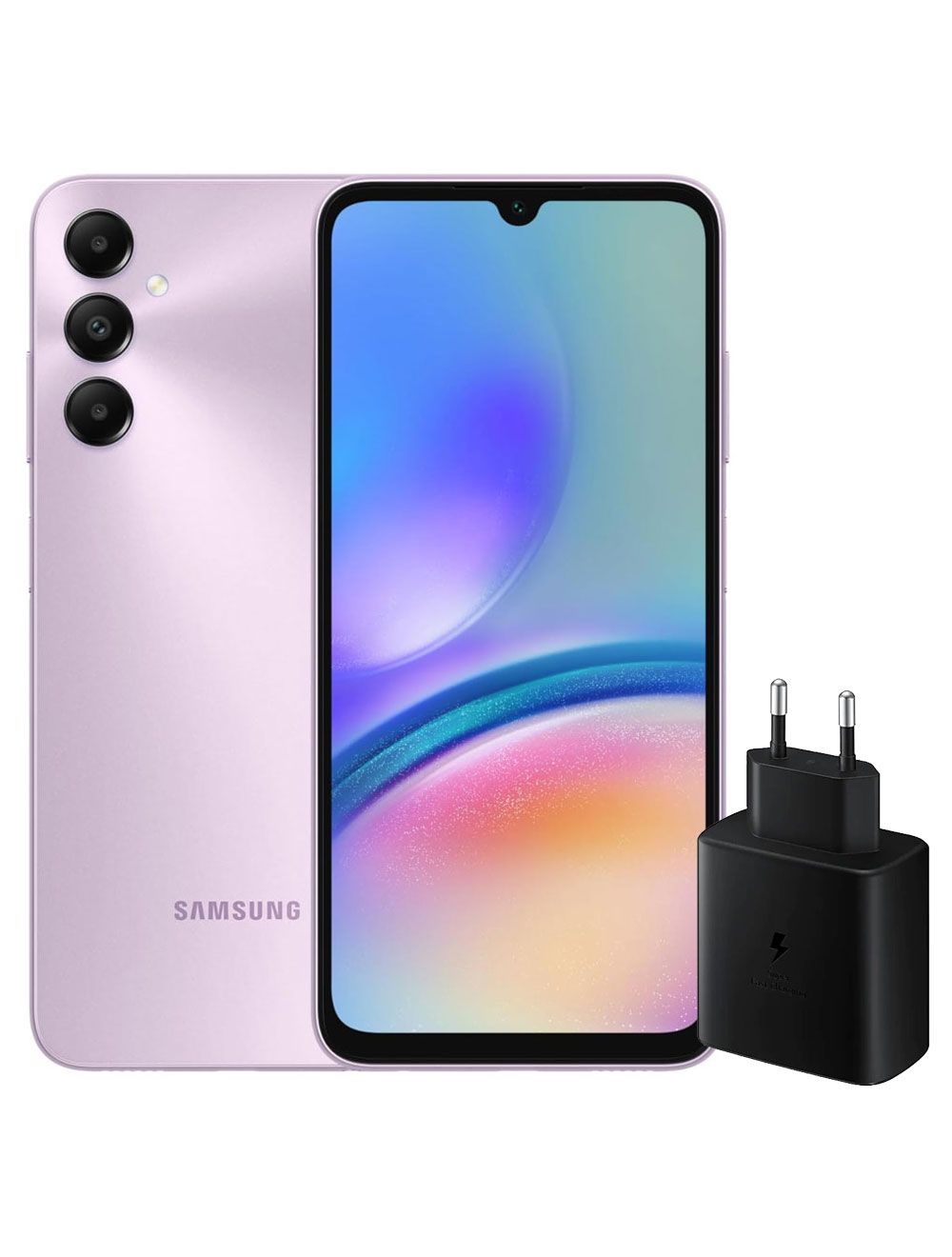 Samsung Galaxy A05s - 4GB RAM - 64GB - Light Violet +  (Free Samsung Wall Charger 25W)