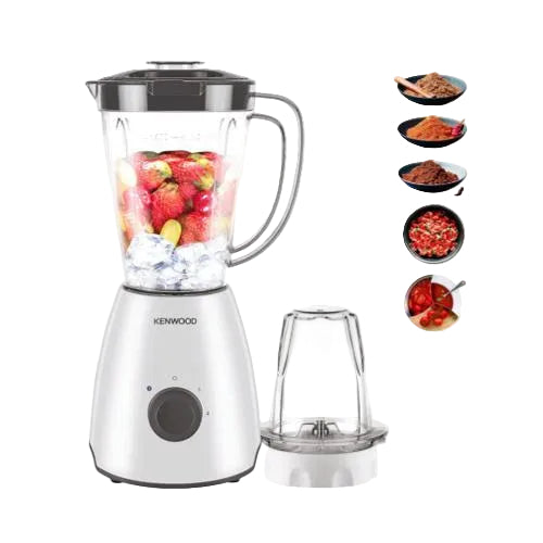Kenwood Electric Blender & Smoothie Maker 2 Liter 400 Watt with 2 Mills BLP10.C0WH