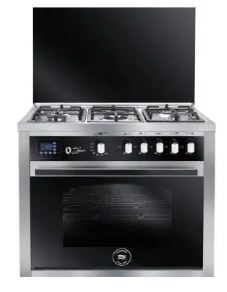 بوتاجاز يونيون اير سمارت 90 سم 5 شعلة مع ضمان وتوصيل، Unionaire smart gas cooker 90cm digital touch stainless steel.